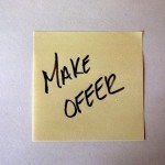 Make offer post-it note